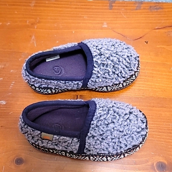 ACORN UNISEX KIDS TRIM MOC SLIPPER PURPLE SIZE 8-9 - Picture 2 of 8